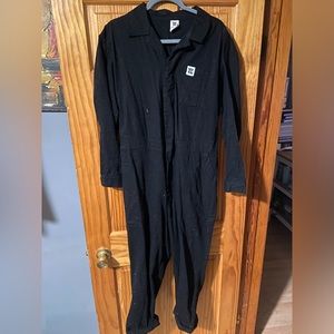 Lucy & Yak Carmen Boilersuit - Organic Twill, Black - Large